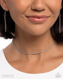 Paparazzi Authoritative Academy- Silver Necklace