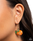 Paparazzi Autumn Affair- Orange Earrings