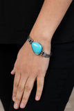 Paparazzi Badlands Bounty - Blue Bracelet