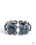 Paparazzi Bandwagon Beauty- Blue Bracelet