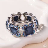 Paparazzi Bandwagon Beauty- Blue Bracelet