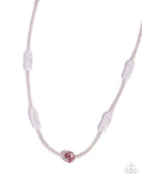 Paparazzi Baroque Ballroom- Pink Necklace