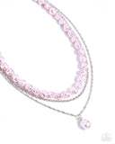 Paparazzi Baroque Bling- Pink Necklace
