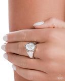 Paparazzi Baroque Moment- White Ring
