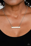 Paparazzi Barred Bohemian - White Necklace