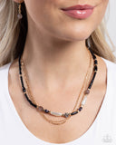 Paparazzi Basic Beading - Black Necklace