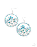Paparazzi Basic Bouquet- Blue Earrings