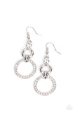 Paparazzi Bauble Bliss - White Earrings