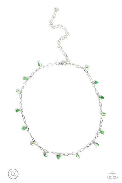 Paparazzi Beach Ball Bliss - Green Necklace