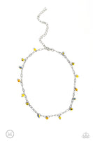 Paparazzi Beach Ball Bliss - Yellow Chocker Necklace