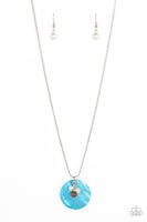 Paparazzi Beach House Harmony - Blue Shell Necklace