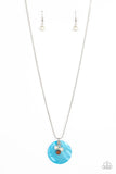 Paparazzi Beach House Harmony - Blue Shell Necklace