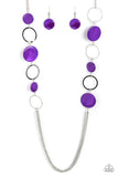 Paparazzi Beach Hub - Purple Necklace