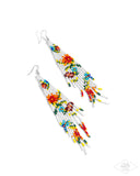 Paparazzi Beaded Gardens- White Earrings