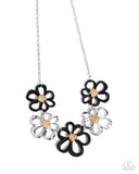 Paparazzi Beau Bouquet- Black Necklace