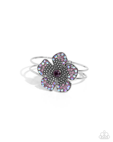 Paparazzi Bedazzled Bloom - Purple Bracelet