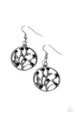 Paparazzi Bedazzlingly Branching - Black Earrings