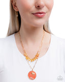 Paparazzi Bee Bravado- Orange Necklace