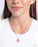 Paparazzi Bejeweled Basic - Pink Necklace