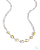 Paparazzi Bejeweled Bravado - Yellow Necklace