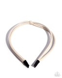Paparazzi Believe It Or KNOT- White Hairband