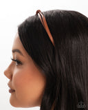 Paparazzi Believe It Or KNOT- Brown HairBand