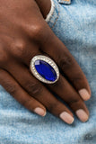 Paparazzi Believe in Bling - Blue Gem Ring