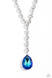 Paparazzi Benevolent Bling - Blue Gem Necklace