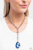 Paparazzi Benevolent Bling - Blue Gem Necklace