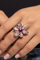 Paparazzi Blazing Blooms - Pink Ring