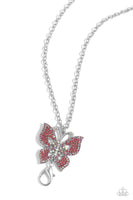 Paparazzi Blinged-Out Breeze - Pink Necklace