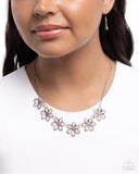 Paparazzi Blooming Backstage- Purple- Purple Necklace