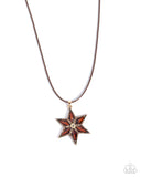 Paparazzi Blooming Boss- Brown Necklace
