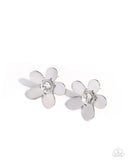 Paparazzi Blooming Boutique- Silver Earrings