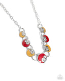 Paparazzi Blooming Bravado - Red Necklace