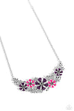 Paparazzi Blooming Practice - Purple Flower Necklace