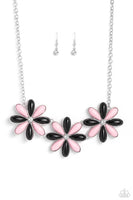 Paparazzi Bodacious Bouquet - Black Necklace