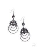 Paparazzi Bold Ballroom- Silver Earrings