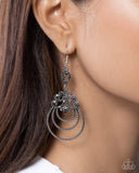 Paparazzi Bold Ballroom- Silver Earrings