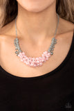 Paparazzi Bonus Points - Pink Pearls Necklace