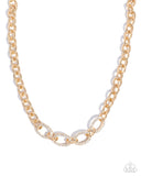 Paparazzi Boogie Bling- Gold Necklace
