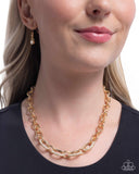 Paparazzi Boogie Bling- Gold Necklace