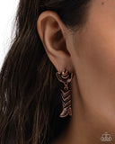 Paparazzi Boot Scootin Ballad- Copper Earrings