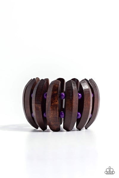 Paparazzi Bora Bora Bauble - Purple Bracelet