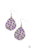 Paparazzi Botanical Berries - Purple Earrings