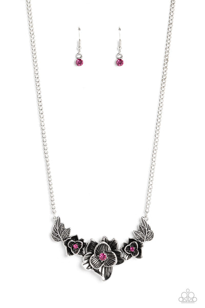 Paparazzi Botanical Breeze - Pink Necklace