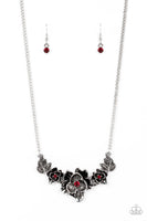 Paparazzi Botanical Breeze - Red Necklace