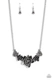 Paparazzi Botanical Breeze - Silver Floral Necklace