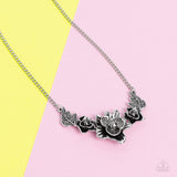 Paparazzi Botanical Breeze - Silver Floral Necklace
