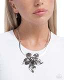 Paparazzi Botanical Broadcast- Silver Necklace